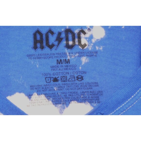 New-ACDC Money Talks Blue Tie Dye Band T Shirt, Sz. Sm, Med, XL, 2XL - Picture 4 of 5